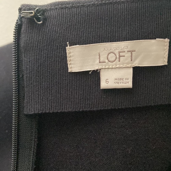 ANN TAYLOR LOFT High Waist Midi Pencil Skirt 6 - Picture 4 of 6